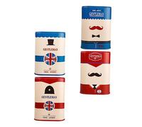 OFFIGAM Caja De Almacenamiento De Cuchillas 4 Piezas 10.5x7.5 Cm Resistente y Portátil para Hojas De Desecho Uso Peluquería y Afeitado Segura