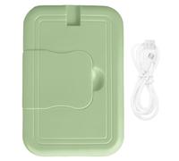 OFFIGAM Calentador Portátil de Toallitas Húmedas para Niña Mantenimiento de Temperatura Constante Compatible Diseño bajo Consumo para Uso Coche y Hogar Versión Verde para Bebés y Uso