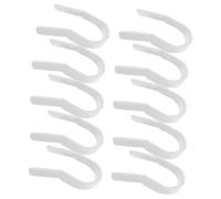 OFFIGAM Clip Corrector de Nariz y Enderezador del Puente Nasal Plástico 10 Piezas Soporte en U Ajustable para Mujer Uso Diario y Fiestas Cuidado Facial Accesorios de Belleza