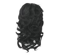 OFFIGAM Clip para Peluca de Caballo Extensión de Caballo Pinza Pelo de Pelo Sintético Rizado para Mujeres y Niñas