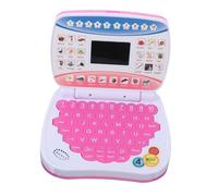 OFFIGAM Computadora Portátil De Juguete para Niños 1-3 Años Pantalla Led Mini Laptop Educativa