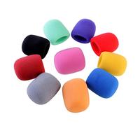 OFFIGAM Cubiertas de Micrófono Colores Parabrisas para Micrófonos de Portátiles Protección Contra Viento y Salpicaduras de Mano Color Aleatorio Color Aleatorio
