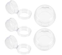 OFFIGAM Cubiertas de Perillas para Estufas de Gas 5 Pcs Seguridad para Niños Plástico Prevención de Accidentes Uso Cocina Diseño Práctico