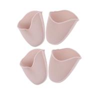 OFFIGAM Cubiertas Dedos del Pie para Punta y Tacones Altos, Malla Transpirable, Diseño Doble Capa, 2 Pares, Beige, para Mujer y Niña