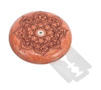 OFFIGAM Cuchillo para Pan de Corte Redondo de Madera de Palo de Rosa 5 Cuchillas Reemplazables, Herramienta para Hornear y Marcar Masa, Portátil para Panadería Casera y Baguettes