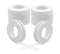 OFFIGAM de Cinta Adhesiva de Color Claro para Extensiones de Pestañas 30 Rollos en Tela No Tejida Segura Dejar Adhesivo, Adecuado para Salones de Belleza y Maquillaje