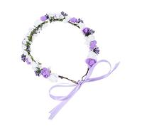OFFIGAM Diadema Floral Para Niñas y Adultas Tocado De Boda y Fotografía Accesorio Elegante Para Fiestas y Vacaciones Diseño Ligero y Cómodo Para Eventos y Cosplay