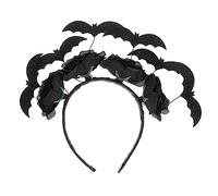 OFFIGAM Diadema Halloween con Flor Banda de Pelo Ligera para Fiesta y Disfraz Accesorio Decorativo para Adultos