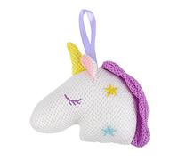 OFFIGAM Esponja De Baño Exfoliante De Unicornio Cartoon Para Ducha Limpieza Suave y Relajante Para Adultos Blanco