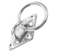 OFFIGAM Gancho de Remolque Fácil de Sujetar y Resistente de Acero Inoxidable Anilla Redonda para Amarre para Camiones y Remolques