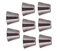 OFFIGAM Hebillas Para De Caballo Dientes 8 Piezas Negro Tamaño Estándar Sujetador De Cabello Mujer Uso Diario Fiesta Accesorio Para Peinados