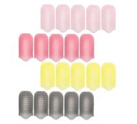 OFFIGAM Herramienta de Envoltura para Removedor de Esmalte de Uñas de Gel, Clip de Plástico Ajustable Antideslizante para Rutina de Cuidado de Uñas, Pack de 20 Piezas