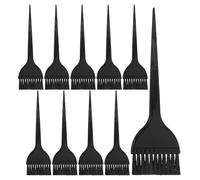 OFFIGAM Kit de Teñido de Cabello 10 Piezas Pinceles Aplicadores y Peine para Teñir, Plástico Resistente, Color Blanco, Herramienta Profesional para Uso en Salón y Hogar, Aplicación