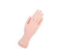 OFFIGAM Mano Para Practicar Manicura Flexible Modelo Femenino Tamaño Natural Reutilizable Para Principiantes Artistas De Salón Dedos Articulados Para Entrenamiento De Uñas