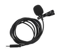 OFFIGAM Micrófono De Solapa USB Tipo-c Profesional con Clip Reducción De Ruido y Cubierta Antiviento para Teléfono Micrófono Lavalier Grabación para Podcast Reuniones y Streaming