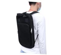 OFFIGAM Mochila Para Baquetas De Batería Negra, Gruesa y Acolchada, Capacidad Para 12 Pares, Bolsa Portátil Resistente De Madera De Arce 5a Para Músicos y Percusión