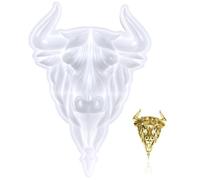 OFFIGAM Molde de Silicona Ox Head para Manualidades con Esmalte DIY para Decoración de Pared Estilo Americano con Detalles Precisos y Fácil Desmoldeo