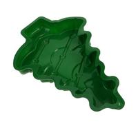 OFFIGAM Molde para Hornear Navideño de Silicona Antiadherente en Forma de Árbol de Navidad, Molde Reutilizable para Pasteles y Galletas Diy, Adecuado para Repostería Festiva de Navidad