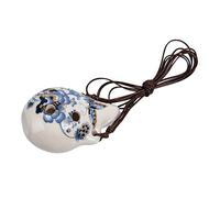 OFFIGAM Ocarina De Cerámica De 6 Agujeros Para Principiantes, Mini Ocarina Práctica Tono Ac, Instrumento Musical Portátil Para Uso Doméstico y Enseñanza