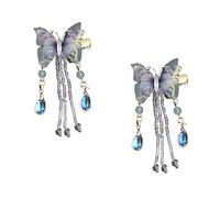 OFFIGAM Pasadores Cristal Para Niñas Horquilla Borlas Mariposas Decoración Pelo