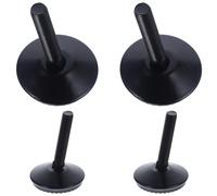 OFFIGAM Patas de Muebles Ajustables Niveladores Giratorios 360° para Mesas y Armarios 4 Piezas de Acero Inoxidable Patas Regulables Antideslizantes Resistentes para Cocina y Oficina