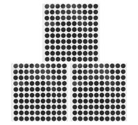 OFFIGAM Pegatinas para Mesa de Billar de Puntos Negros, Redondas y duraderas, Paquete de para identificación de Bola en Juegos de Snooker y Billar Americano