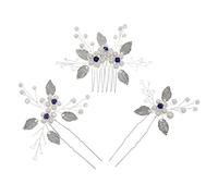 OFFIGAM Peine De Manual Horquilla De Perla Accesorio Cabello De Boda Peineta Para Mujer Decoración Cabello Para Ceremonias De Boda Graduación Fiesta De Banquete