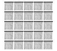 OFFIGAM Peine Lateral de Alambre Flexible de 10 Dientes Negro para Novia, Accesorio Cabello de Boda, Pinzas para Peineta, 50 Unidades para Bodas, Fiestas y Recogidos Elegantes