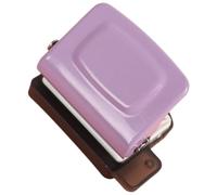 OFFIGAM Perforadora Portátil Metal Púrpura de 6 Agujeros para Encuadernación Manual Perforación Suave y Precisa para Scrapbooking y Uso en Casa