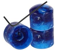 OFFIGAM Perillas De Potenciómetro De Plástico 4pcs Para Guitarra Eléctrica Control De Volumen y Tono Azul Fácil De Instalar