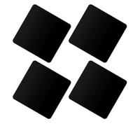 OFFIGAM Placas Acrílicas de Reflejo Negras 4 Piezas 10x10 Cm para Accesorios de Fotografía, Tablero Espejo Portátil para Estudio Fotográfico, Fondos para Joyas, Cosméticos y Productos