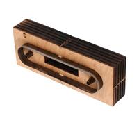 OFFIGAM Plantilla para Artesanía en Cuero de Madera para Proyectos de Cuero Corte Preciso y Creación de Diseños Detallados en Herramientas para Trabajar