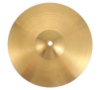 OFFIGAM Platillos de Batería de Latón de 24,3 Cm Tono Brillante, Perfectos para Principiantes y Sesiones de Práctica Musical en Casa