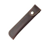 OFFIGAM Portalápices Elegante y Práctico Estuche Retro con Cierre a Presión de Cuero Hecho a Mano para Bolígrafos para Uso Diario y Oficina