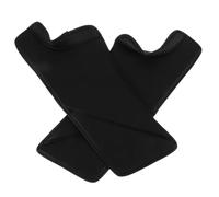 OFFIGAM Protector de Umbral de Puerta de Automóvil Negro Guardias de Borde de Puerta Accesorio de Protección para Interiores de Diseño Elegante y Resistente Arañazos para Asientos Traseros