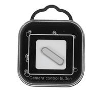 OFFIGAM Protector del Botón Cámara para Móvil, Película Protectora Lateral de Vidrio Templado Blanco Corte Preciso y Protección Completa para Teclas del Teléfono
