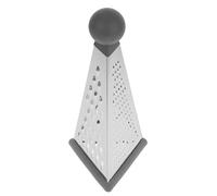 OFFIGAM Rallador de Caja Triangular Cortador y Rallador Multifuncional con Mango Ergonómico de Acero Inoxidable para Cocina para Chocolates y Jengibre