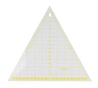 OFFIGAM Regla de Costura Acrílica Triangular para Quilting y Costura, Portátil con Sistema Único de Numeración y Ángulos, Herramienta Transparente para Confección Precisa