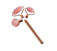 OFFIGAM Rodillo de Jade Facial Masajeador Cabezas para Masaje Facial Cuello y Espalda Herramienta Práctica para y Cuidado Spa Casa y