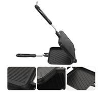 OFFIGAM Sandwichera Desmontable Antiadherente de Doble Cara Sartén para Desayuno Molde para Hornear Sándwiches Diseño para Tostadas y Huevos Utensilio de Cocina Práctico para Uso en