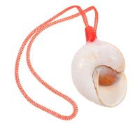 OFFIGAM Silbato de Caracol Natural Cuerno de Concha Grande, Fácil de Aprender y Sonido Melodioso, Adecuado para Decoraciones de Playa y Fiestas de Cumpleaños