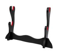 OFFIGAM Soporte de Exhibición para Flauta y Espada de Madera Organizador de Escritorio Duradero para Colecciones Domésticas Estante Expositor de Dos para Decoración Hogar