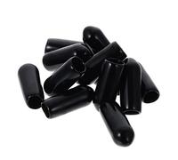 OFFIGAM Tapas De Tubo Para Diadema 100 Piezas 4.5 Grande 7 Mm Manguitos De Goma Accesorios De Bricolaje Para Mujeres Manualidades Cuidados Personales