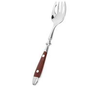 OFFIGAM Tenedor de Multifuncional y Duradero Mango de Madera y Acero Inoxidable 430 Adecuado para Reuniones Familiares y Formales