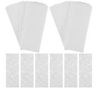 OFFIGAM Tiras de Papel Rectangular para Limpieza 200 para Cromatografía y Separación de Pigmentos Papel Blanco Alta Absorción de Agua en de