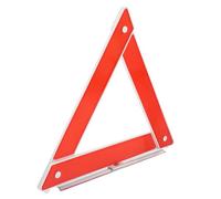 OFFIGAM Triángulo de Emergencia Plegable para Vehículos de Plástico y Metal, Señal Reflectante Roja para Seguridad Vial y Estacionamiento en Carretera Rápida Instalación