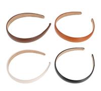 OFFIGAM y Se Adaptan a Varios Peinados para Mujer 4 de Pu Retro Anchas y Delicadas Protegen el Cabello para Fiesta y Conciertos