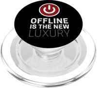 Offline Is The New Luxury Decir diseño Vintage Chill PopSockets PopGrip para MagSafe