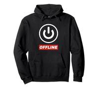 Offline Is The New Luxury Decir diseño Vintage Chill Sudadera con Capucha