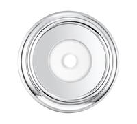 OFFO Acero Inoxidable Embellecedor,Enjoliveur Roseta de Cubierta de Bañera,Diámetro interior 38 mm, Diámetro exterior 92 mm,Cubierta de Grifería de Baño para Bañera, Grifo, Cromo